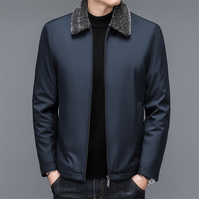 NN9977钱塘2020-3中年男士秋冬新加棉厚款时尚休闲夹克外套P82,男装夹克,钱塘207-3