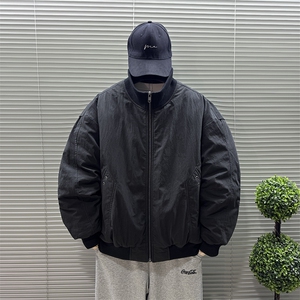 2025新标90白鸭绒冬季男螺纹立领羽绒服保暖外套8623-P320图片
