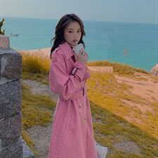 数据未测2021春秋装新款呢大衣女Z333P175K258，女装毛呢外套，浙宝296A