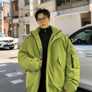 棉服男冬季新款港风宽松连帽棉衣MF9006-P90图片