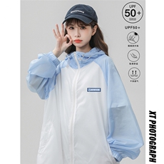 23夏季冰丝防晒衣女百搭防紫外线宽松时尚UPF50外套F61403P65控88，男装防晒衣，电商A268