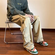 秋季新款美式高街立体袋工装裤地板景XZ604-KG41-P65控78，男装工装外套，星座604
