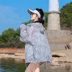 户外轻薄防晒衣女2025夏季新款宽松大码藏肉休闲百搭洋气减龄外套，女装防晒衣，可可小西
