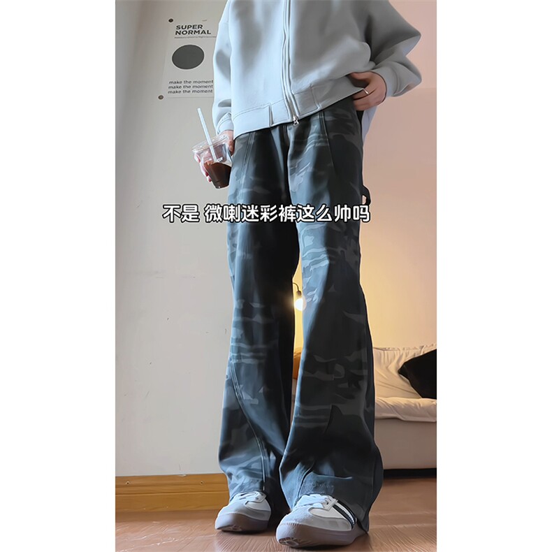 2025秋季新款内景美式伐木迷彩工装裤M-5XLGK25740-特P35,男装牛仔裤,电商A022