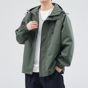 新款现货户外连帽夹克男 冲锋衣外套JK814 -P80图片