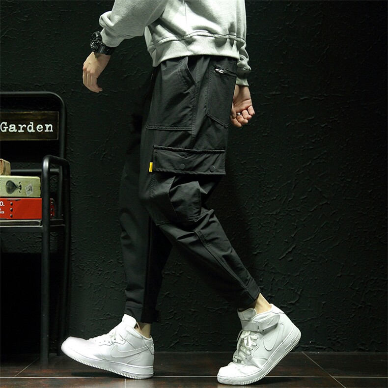 老黑墙大码宽松休闲裤长裤多口袋工装裤A014-K01-P50特价,男装工装外套,电商A014
