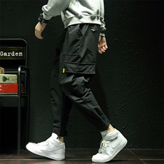 老黑墙大码宽松休闲裤长裤多口袋工装裤A014-K01-P50特价，男装工装外套，电商A014