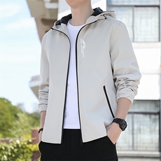 秋季薄款修身夹克男外套潮上衣服青年休闲品质男装，男装夹克，星座1508