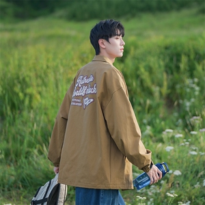B225-W8594-P94-X118- -背后图案夹克-发泡全棉图片