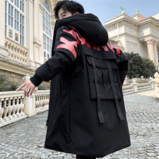 714-3-9802男士高档棉衣加厚棉袄长款棉服，男装棉衣，星座1404-3