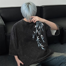 得物直播品质240重磅水洗xz605-dsx262-特批30控49，男装T恤，星座605(原A050)