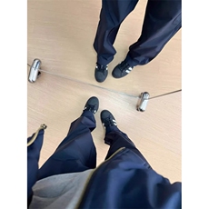 藏青色软壳冲锋裤男款春季美式斜切冲锋裤男款2025新款KA32，男装休闲裤，星座1116A（原606A-3）