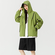 秋季新款现货港风夹克三防冲锋衣宽松男外套DSA157B-JK1562-P75，男装夹克，电商A157B