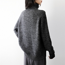 2025秋冬百搭时尚简约高领保暖舒适羊毛衫，女装羊毛衫，北娇羊绒