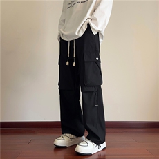 抖音得物品质百搭休闲卫裤212-2-DY239-特P60加绒特P65，男装休闲裤，星座808A-1