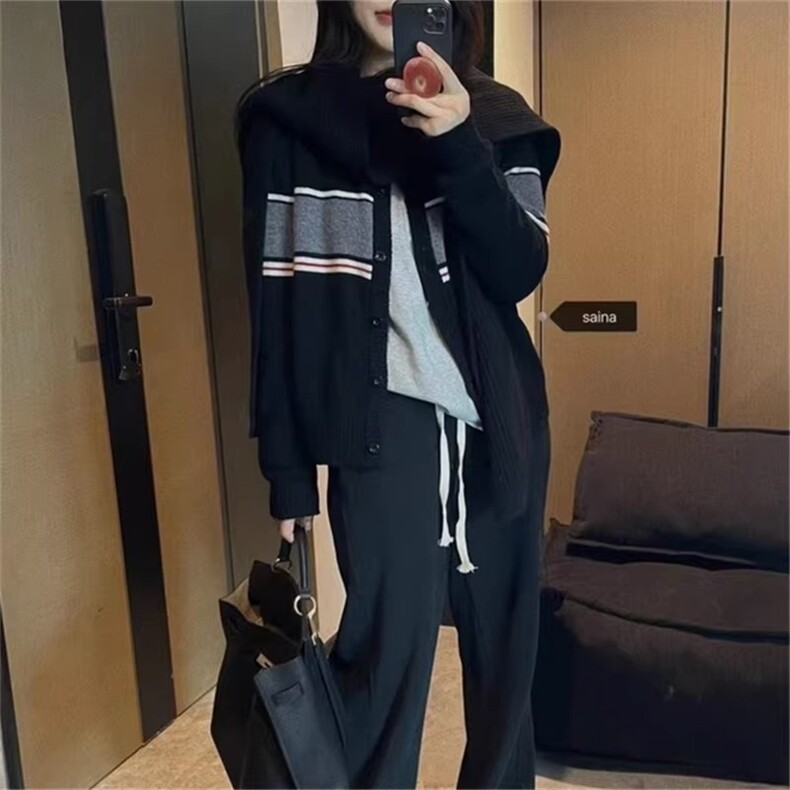 时尚大气简约潮流百搭都市柔软气质这种开衫女,女装羊毛衫,伟泽羊绒