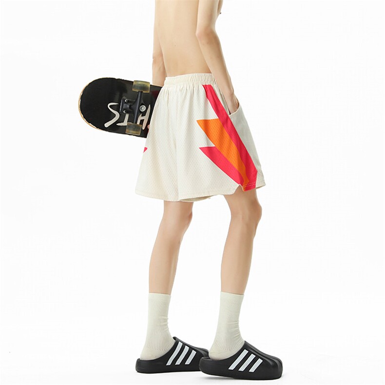 01夏季男美式速干健身四分裤网眼透气运动裤XZ211-1-K2533-P45，女装休闲裤，星座211-1