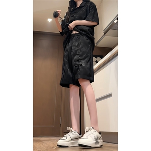 量大优 新风龙纹冰丝短裤男  CP51-特p33图片