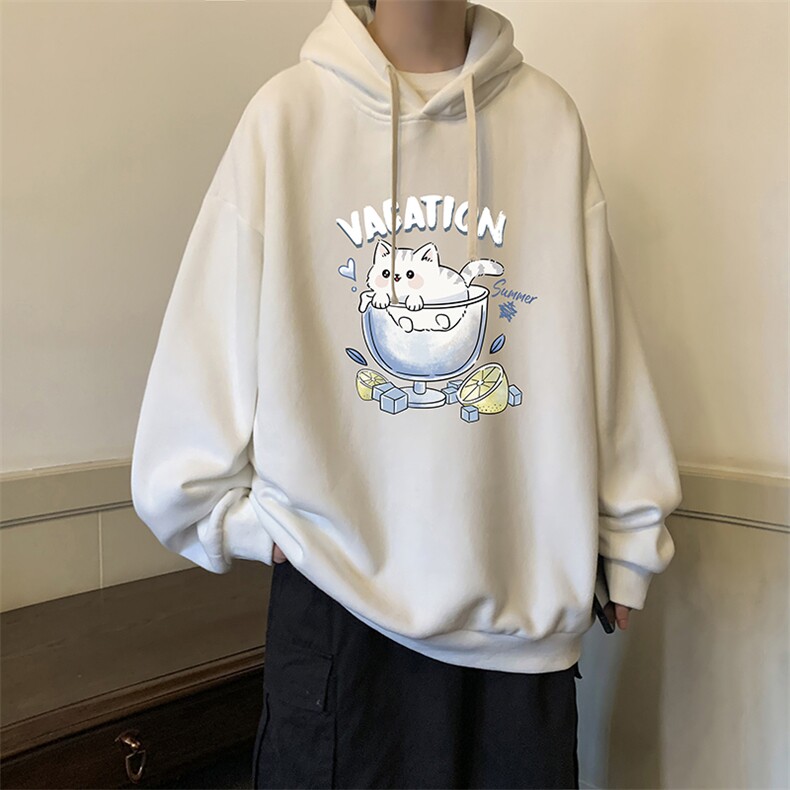 连帽卫衣男大码胖子帽衫大号运动服WY2408-P35,男装卫衣,电商A040