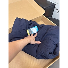 高品气绒服（两面穿）短宽版轻量化连帽棉服棉衣男女A1225-P88，男装棉衣，星座1505
