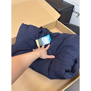 高品 气绒服（两面穿）短宽版轻量化 连帽棉服棉衣男女 A1225-P88图片