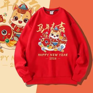 1506/QG390/P29印花秋冬卫衣男版新款圆领宽松上衣chic港风潮流图片