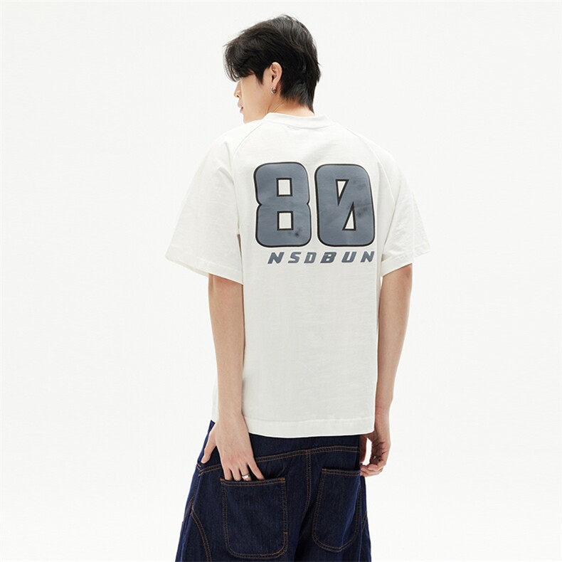美式运动拼接球衣短袖T恤男女夏季2026新款宽松情侣上衣YD275-P45,男装T恤,星座509