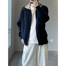 1506-1/JH511/P65撞色翻领工装教练夹克日系复古高级感，男装夹克，星座1506-1