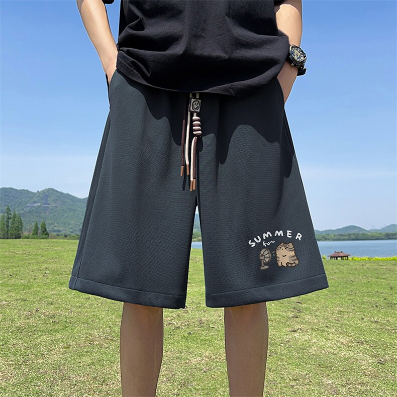 25年新款抖音直播得物高品质菠萝格运动休闲短裤K041P30,男装牛仔裤,电商C408(原B339-1)