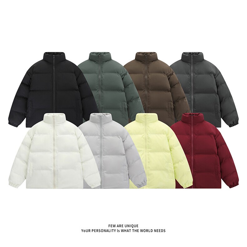 冬季棉服新款D2200-TP45不纯色多色可选休闲宽松百搭面包服,男装棉衣,电商A102