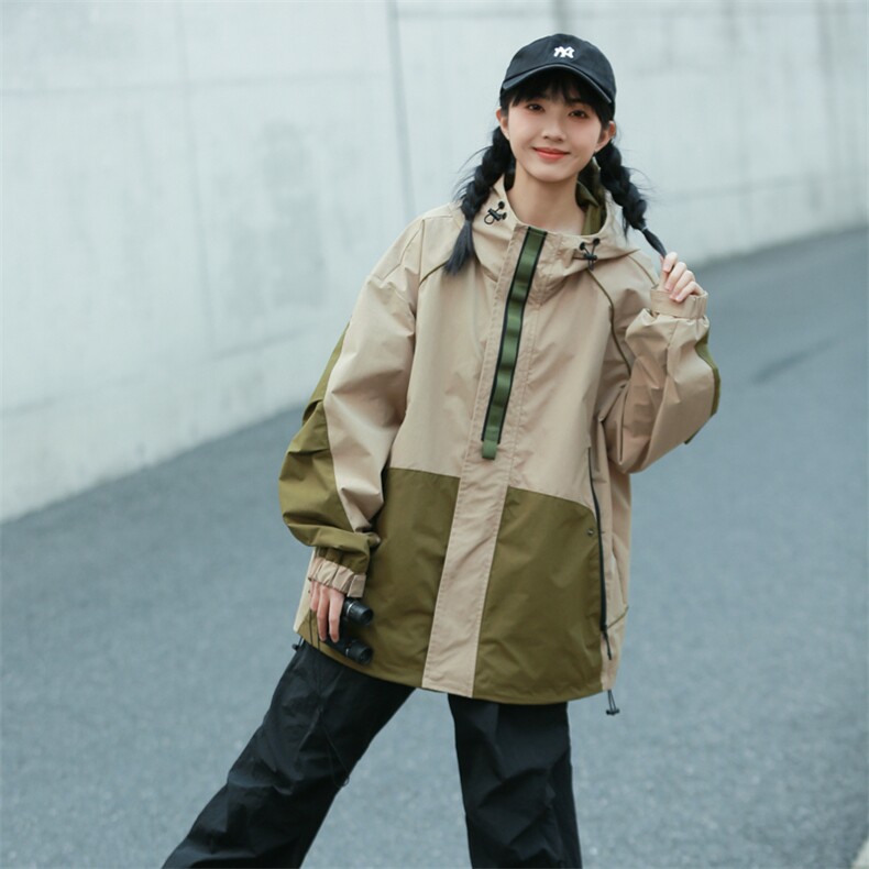 Cityboy情侣时尚连帽冲锋衣外套夹克团体班服,男装夹克,星座301D-5(原星座1415）