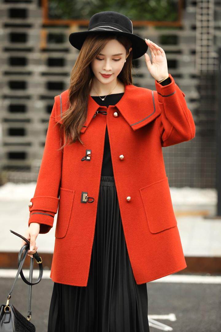 海军学院风双面羊绒，其它，喜信人