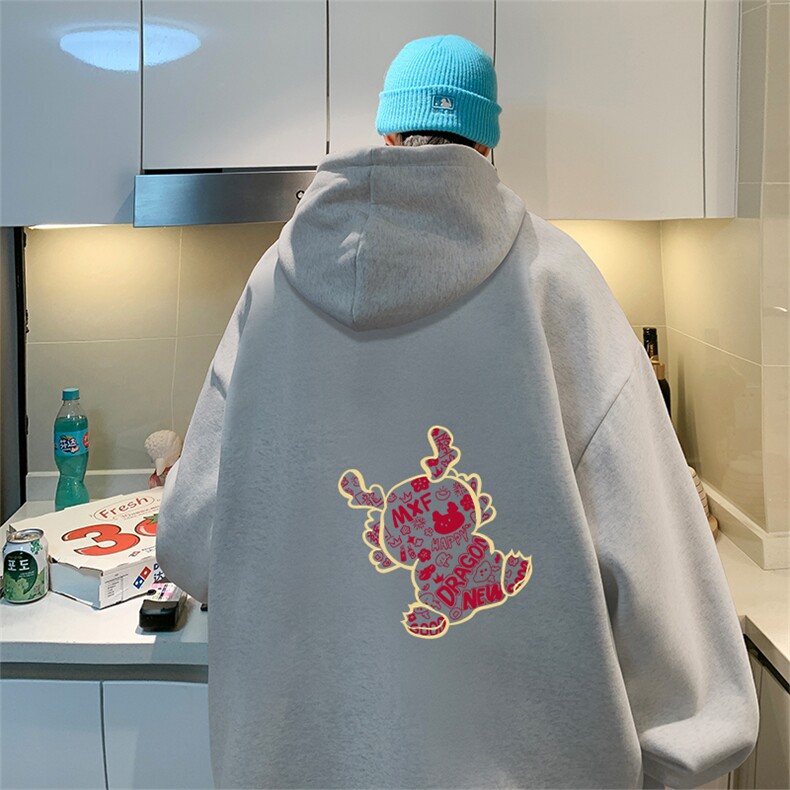 抖音供货、重磅360克现货字母印花连帽卫衣HD019-1-LMWY4457-P35,男装卫衣,电商019-1