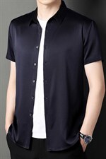 新款夏季男装上衣休闲短袖宽松衬衫男士衬衣潮流，男装衬衫，电商B212（原钱塘6029）