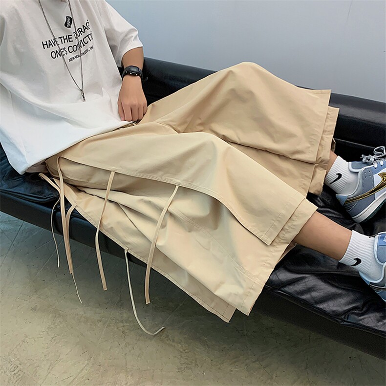 秋季男女直筒阔腿七分裤ins宽松休闲短裤K488/P55控69,男装牛仔裤,星座608A