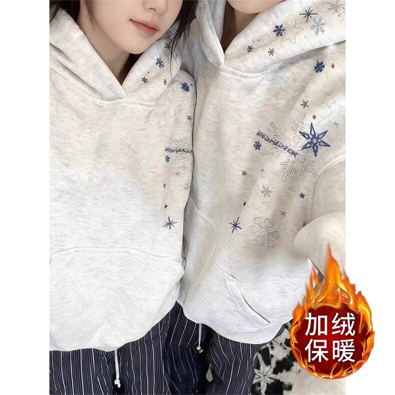 1506/QYE060/P39高级时尚简约百搭基础连帽卫衣图片
