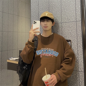 特P25控48 秋冬新款男士圆领卫衣宽松休闲日常百搭上衣WQ2452图片