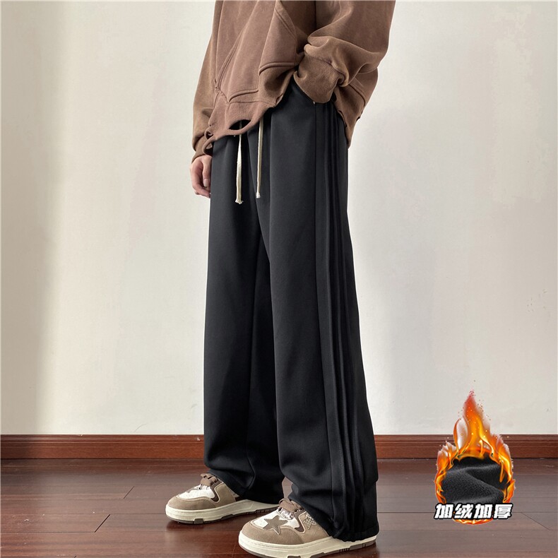抖音品质加绒休闲卫裤常规K23504-p50控68加绒K23504JR-p60控78,男装休闲裤,电商B315