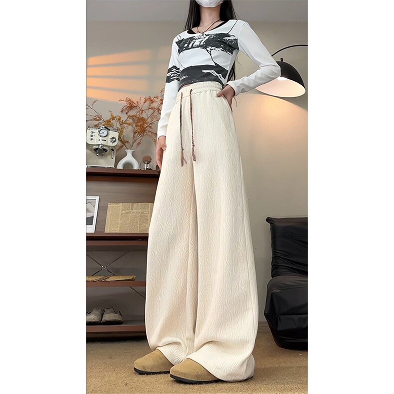 2026春季新品肌理感休闲裤慵懒垂感中腰卫裤C62191-TP3568，男装休闲裤，电商A102