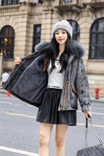 狐狸毛领牛仔！MLXL！现货！！，其它，欧雅斯丹·尔