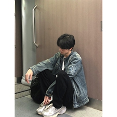 【有货】美式复古水洗蓝色牛仔外套男春秋短款夹克W353LL-特P75，男装夹克，星座1007（原301D）