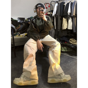 B221 美式ins街头hiphop宽松工装休闲裤子 LK23122-P65 控88图片