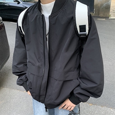 男士棒球服男秋款2025新款运动男生外套衣服夹克J5018P85，男装夹克，电商A157