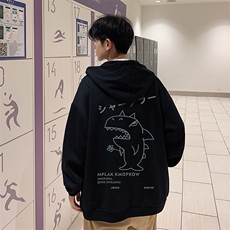 KS21092-P38加绒-P43连帽开衫卫衣男运动外套大码班服，男装卫衣，电商A040