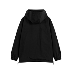白底新款秋季时尚百搭宽松连帽字母印花夹克外套F382P65控88，男装夹克，电商A247-1