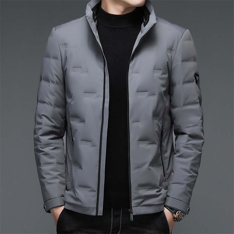 AN9855钱塘2020-3秋冬新款中长款男士立领保暖羽绒服外套P245图片