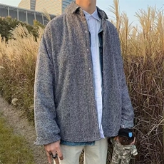 春秋季长袖衬衫男衬衣外套复古港风高级感男装2024新款CS808/P38，男装衬衫，星座506