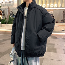 现货冬季美式休闲加厚雪山外套夹克立领纯色三防户外工装棉服，男装夹克，电商A443
