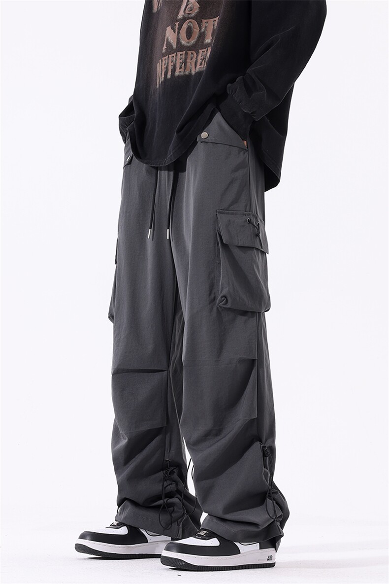 703-K359-P55春季高品质高街潮牌宽松工装直筒休闲裤,男装休闲裤,星座703