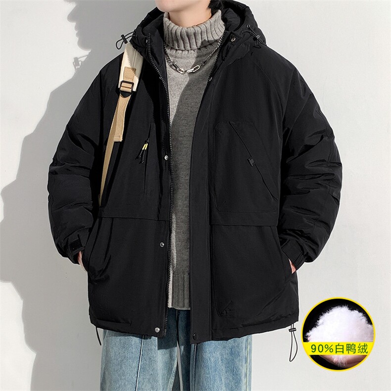 2023冬上新加绒加厚羽绒服百搭冲锋衣外套男女8317-P220控价318,男装羽绒服,电商A441-1